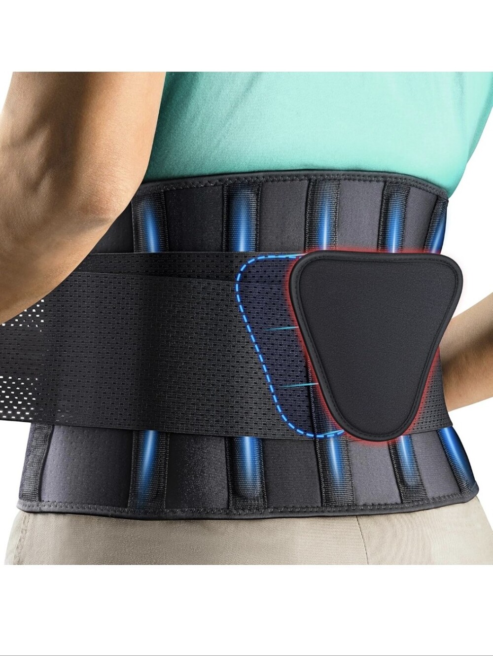 NIB FEATOL ADJUSTABLE BACK BRACE